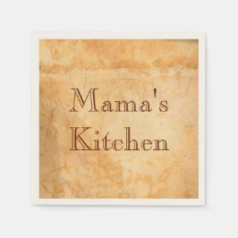 Italiaanse soort terracotta servetten