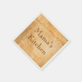 Italiaanse soort terracotta servetten (Hoek)