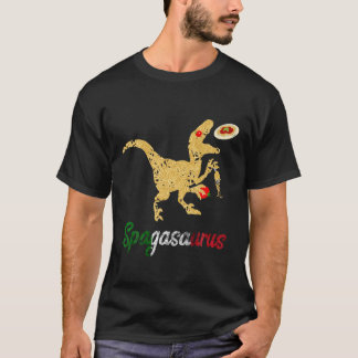 Italiaanse Spaghetti Dinosaurs Funny Pasta Dino No T-shirt
