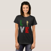 Italiaanse Spaghetti Love Pasta Noodle Cooking Lov T-shirt (Voorkant volledig)