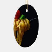 Italiaanse Spaghetti Pasta Tomato Noodle Keramisch Ornament (Rechts)