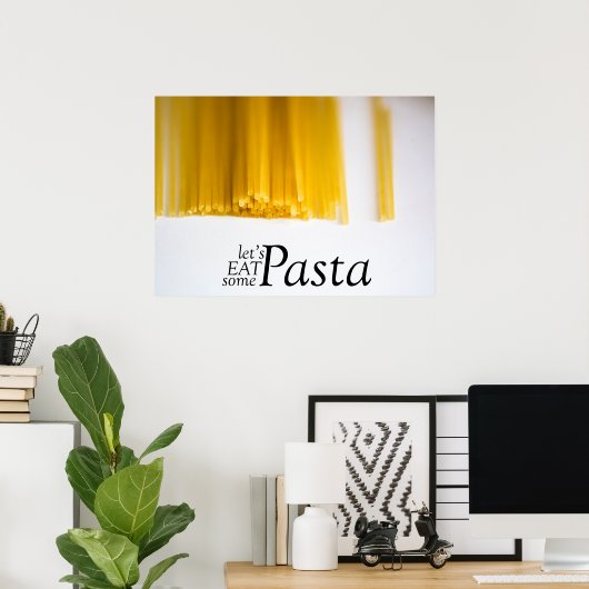 Italiaanse spaghetti poster (Thuiskantoor)