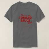 Italiaanse Spaghetti Tomato Sauce Marinara T-shirt (Design voorkant)