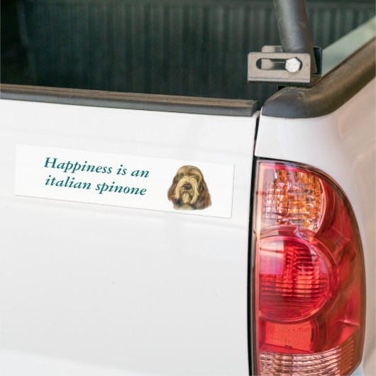 Italiaanse Spinone-Bumpersticker Bumpersticker (Op Truck)