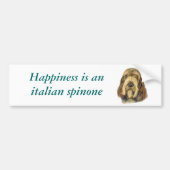 Italiaanse Spinone-Bumpersticker Bumpersticker (Voorkant)