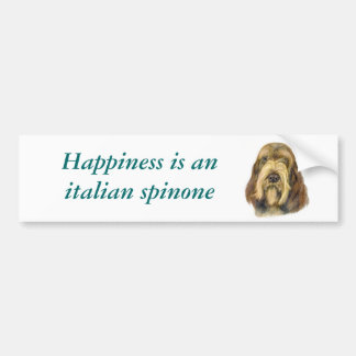 Italiaanse Spinone-Bumpersticker Bumpersticker