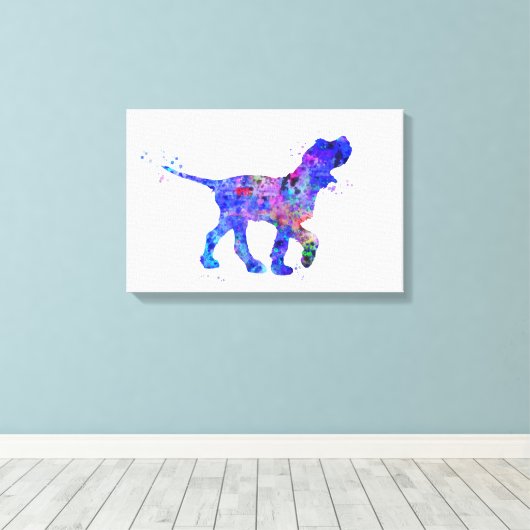 Italiaanse Spinone Canvas Afdruk (Insitu (Houten vloer))