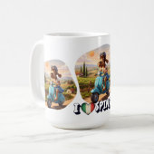 Italiaanse Spinone cool Koffiemok (Voorkant links)