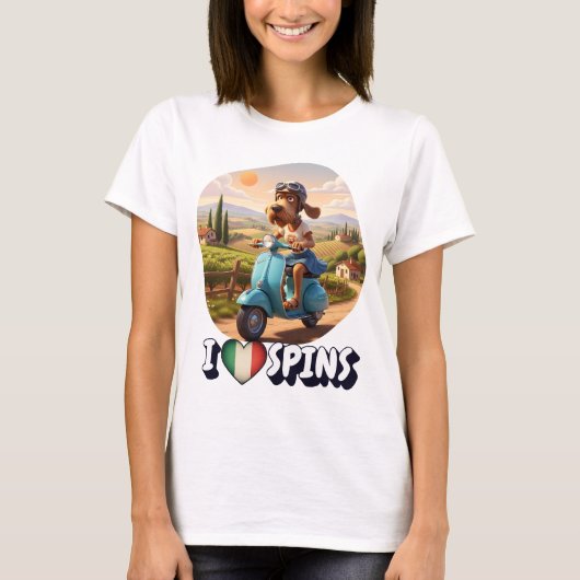 Italiaanse Spinone cool T-shirt (Voorkant)