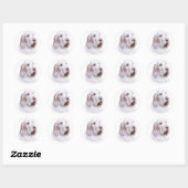 Italiaanse Spinone Italiano Ronde Sticker (Vel)