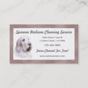 Italiaanse Spinone Italiano Visitekaartje