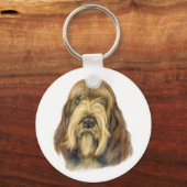 Italiaanse Spinone-toets Sleutelhanger (Voorkant)