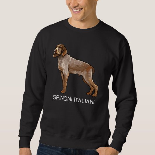Italiaanse Spinoni Crazy Dog Trui (Voorkant)