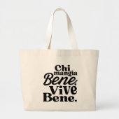 Italiaanse Spreuk Markt Tas (Voorkant)