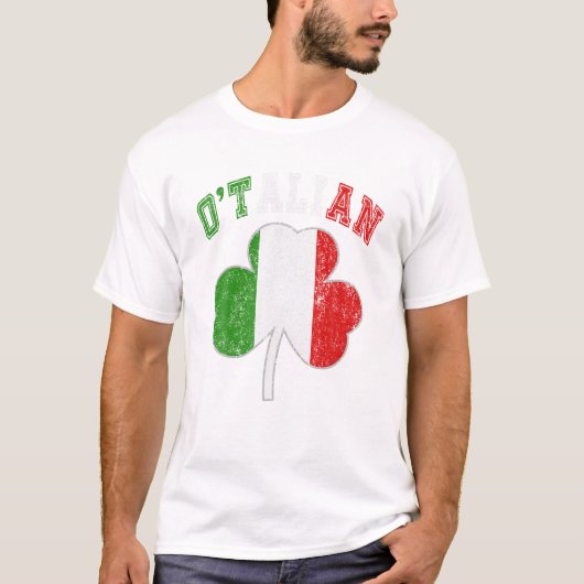 Italiaanse St. Patrick's Day T-shirt (Voorkant)