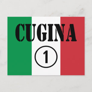 Italiaanse staatsmeisjes : Cugina Numero Uno Briefkaart