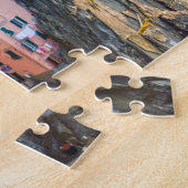 Italiaanse stad aan de Middellandse Zee - Puzzle Legpuzzel (Zijkant)