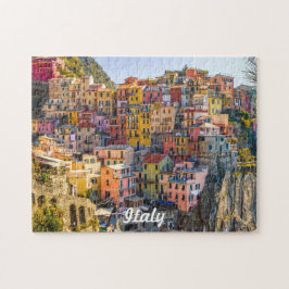 Italiaanse stad aan de Middellandse Zee - Puzzle Legpuzzel