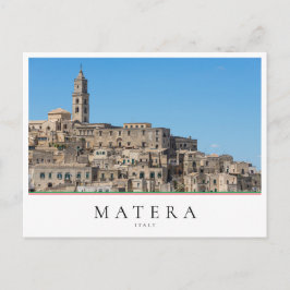 Italiaanse stad Ancient Sassi di Matera Briefkaart