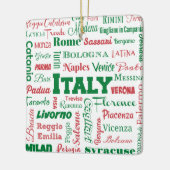 Italiaanse steden ornament - Italiaanse vlag (Links)