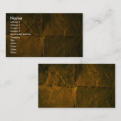 Italiaanse steen visitekaartje (Voorkant / Achterkant)