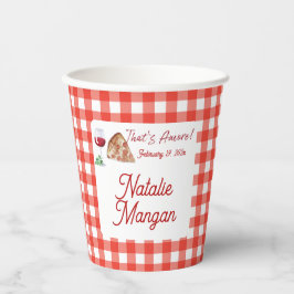 Italiaanse Stijl Amore 2 Bruidsmeisjesfeest Papieren Bekers