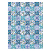 Italiaanse stijl, blauwe tegels tafelkleed (Voorkant)