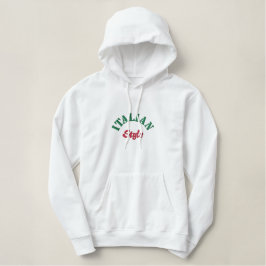Italiaanse stijl geborduurde dames sweater hoodie