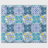 Italiaanse stijl, levendig cadeaupapier (Vlak)