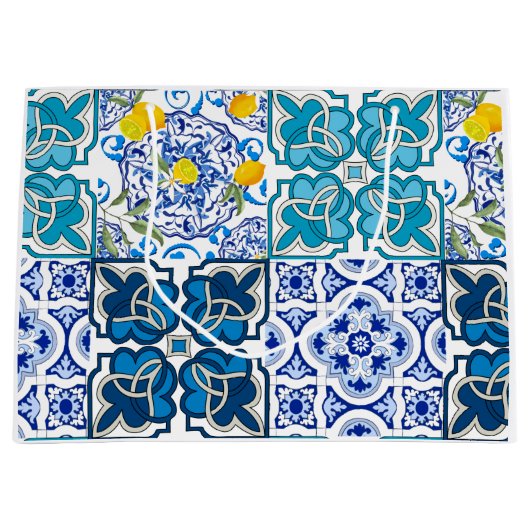 Italiaanse stijl, levendig groot cadeauzakje (Voorkant)