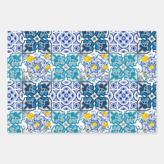 Italiaanse stijl, levendig inpakpapier vel (Voorkant)