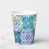 Italiaanse stijl, levendig papieren bekers (Voorkant)