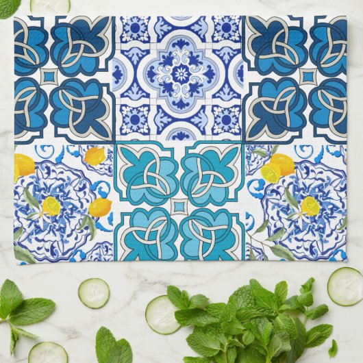 Italiaanse stijl, levendig theedoek (Gevouwen)