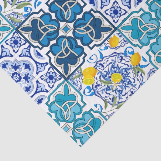 Italiaanse stijl, levendig tissuepapier (Detail)