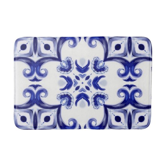 Italiaanse stijl,majolica,tegels,Bath Mat (Voorkant)