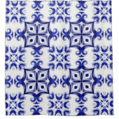 Italiaanse stijl,majolica,tegels, douchegordijn (Voorkant)