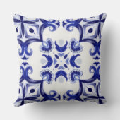 Italiaanse stijl,majolica,tegels, kussen (Achterkant)