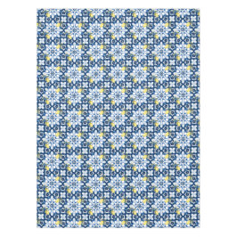 Italiaanse stijl, mediterraan, majolica, citroen, tafelkleed