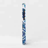 Italiaanse stijl, Mediterraan, mozaïek, blauw, Case-Mate iPhone Case (Achterkant/links)