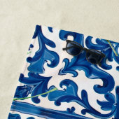 Italiaanse stijl, Mediterraan, mozaïek, blauw, cit Strandlaken (In situ)