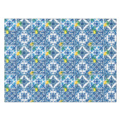 Italiaanse stijl, Mediterraan, mozaïek, blauw, cit Tafelkleed (Voorkant (Horizontaal))