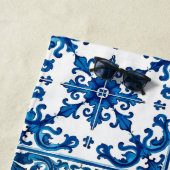 Italiaanse stijl, Mediterraan, mozaïek, blauw, Strandlaken (In situ)