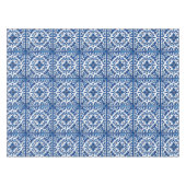 Italiaanse stijl, Mediterraan, mozaïek, blauw, Tafelkleed (Voorkant (Horizontaal))