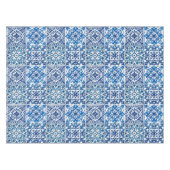 Italiaanse stijl, Mediterraan, mozaïek, blauw, Tafelkleed (Voorkant (Horizontaal))