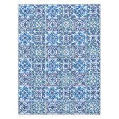 Italiaanse stijl, Mediterraan, mozaïek, blauw, Tafelkleed (Voorkant)