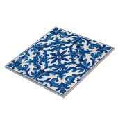 Italiaanse stijl, Mediterraan, mozaïek, blauw, Tegeltje (Zijkant)