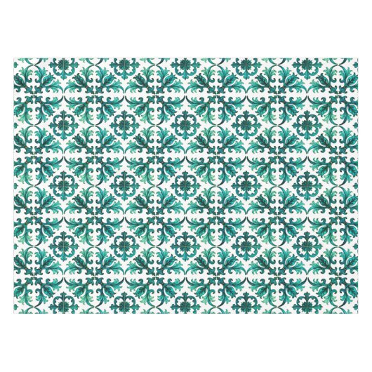 Italiaanse stijl, mozaïek, groen tafelkleed (Voorkant (Horizontaal))