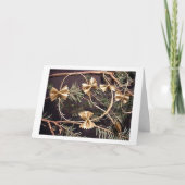 ITALIAANSE STIJL PASTA/GROENDECOR VOOR CHRISTMAS FEESTDAGEN KAART (Voorkant)