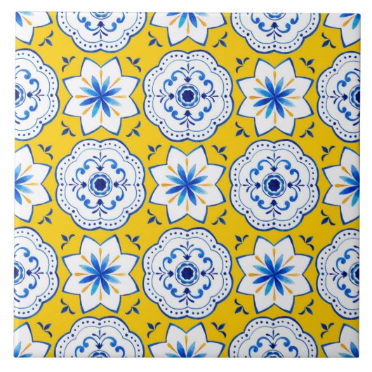 Italiaanse stijl Patterned keramische Tegel. Tegeltje (Voorkant)