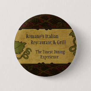 Italiaanse stijl - Restaurant/winkel Button toevoe